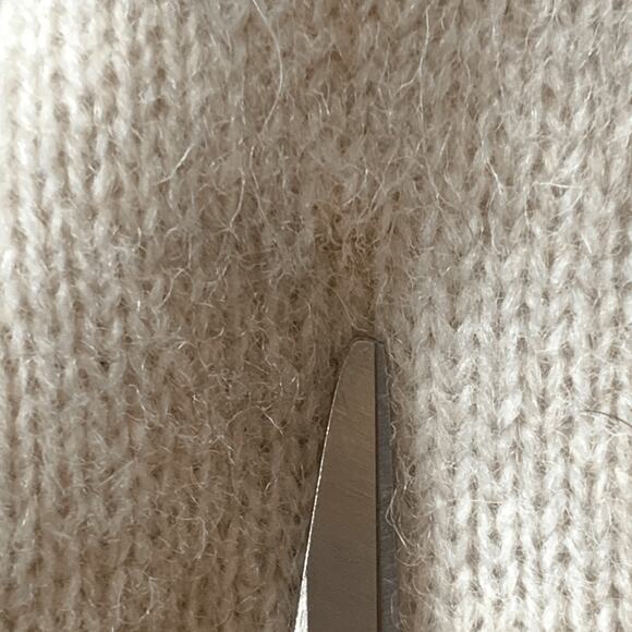 Vintage Lucky Brand Sweater Cream Pink Faire Isle Boxy Neutral Knit Pullover - Picture 8 of 10